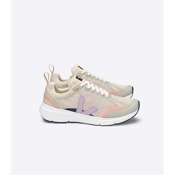 Dámské Obuv Veja CONDOR 2 ALVEOMESH Beige/Purple | CZ 498OKI